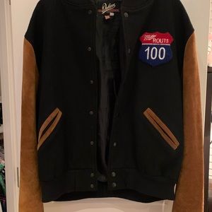 Mens XL Dehen Miller High Life Varsity Jacket.
